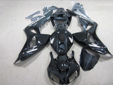 2006-2007 Black White Decal Honda CBR1000RR Motorcycle Fairing Kits UK