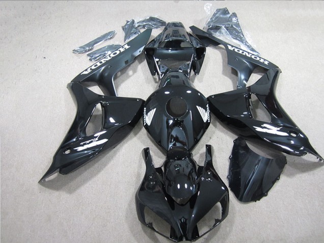 2006-2007 Black White Decal Honda CBR1000RR Motorcycle Fairing Kits UK 2006-2007 Black White Decal Honda CBR1000RR Motorcycle Fairing Kits UK