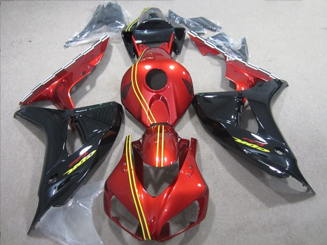 2006-2007 Black Red Yellow Honda CBR1000RR Motorcycle Replacement Fairings UK 2006-2007 Black Red Yellow Honda CBR1000RR Motorcycle Replacement Fairings UK