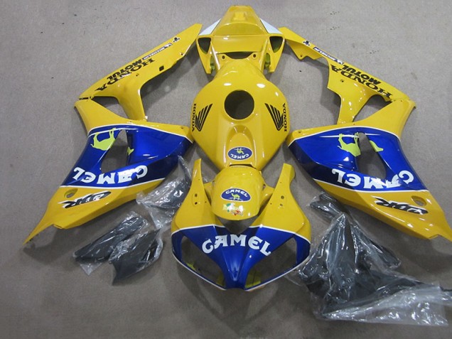 2006-2007 Yellow Blue Camel Honda CBR1000RR Motorcyle Fairings UK 2006-2007 Yellow Blue Camel Honda CBR1000RR Motorcyle Fairings UK