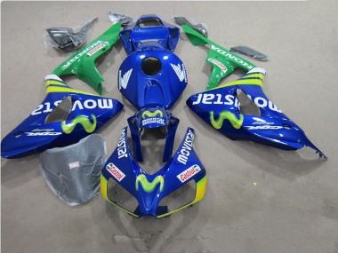 2006-2007 Blue Movistar Castrol Honda CBR1000RR Motorbike Fairings UK