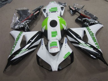 2006-2007 White Green Hannspree Honda CBR1000RR Motorcycle Fairing UK