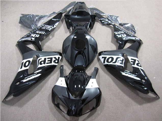 2006-2007 Black Repsol Honda CBR1000RR Motorcycle Fairing Kits UK
