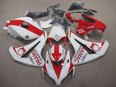 2008-2011 White Red PRAMAC Honda CBR1000RR Bike Fairing UK