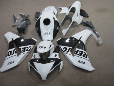 2008-2011 Black White Repsol Honda CBR1000RR Replacement Motorcycle Fairings UK