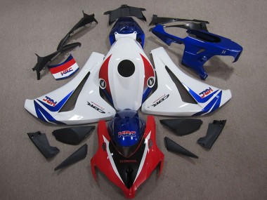2008-2011 White Blue Red HRC Honda CBR1000RR Motor Bike Fairings UK