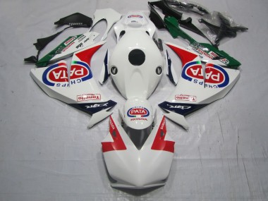 2012-2016 Red White PATA Honda CBR1000RR Motorcycle Fairings Kit UK
