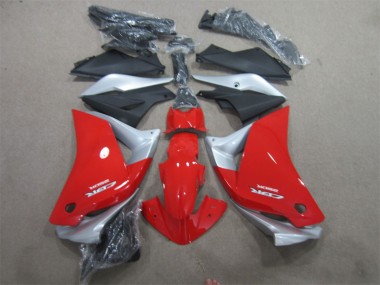 2011-2013 Red Silver Black Honda CBR125R Motorbike Fairing UK