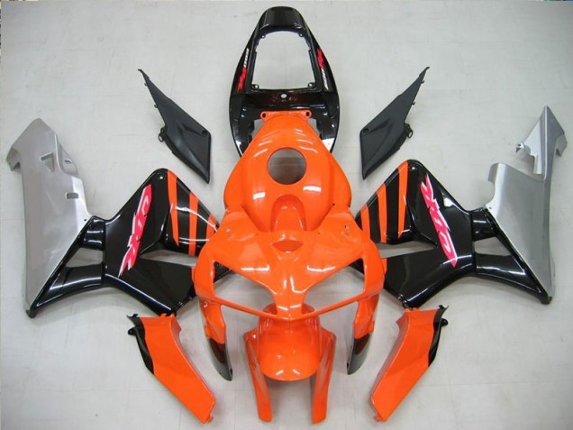 2005-2006 Orange Black Honda CBR600RR Motorcycle Fairing UK 2005-2006 Orange Black Honda CBR600RR Motorcycle Fairing UK