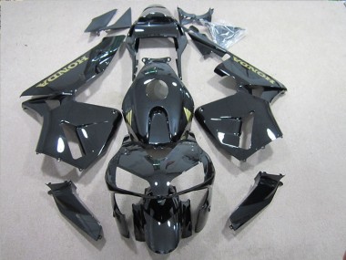 2005-2006 Black Gold Decal Honda CBR600RR Motorbike Fairings UK