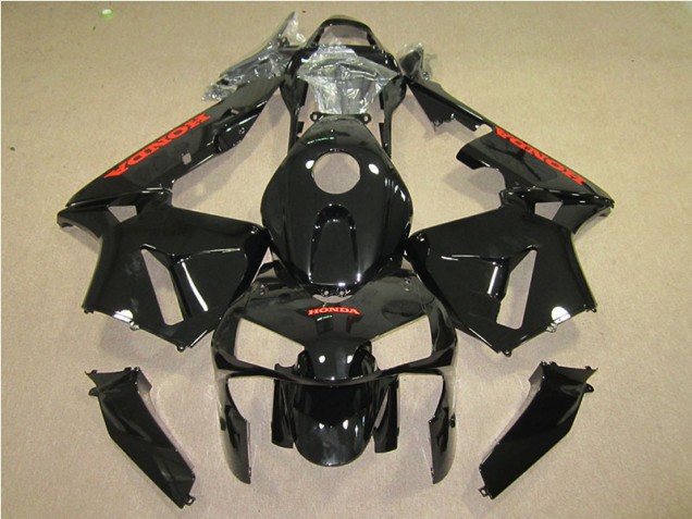 2005-2006 Black Red Honda CBR600RR Motorcyle Fairings UK 2005-2006 Black Red Honda CBR600RR Motorcyle Fairings UK