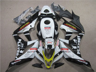 2007-2008 Black Red White DENSO Honda CBR600RR Replacement Motorcycle Fairings UK