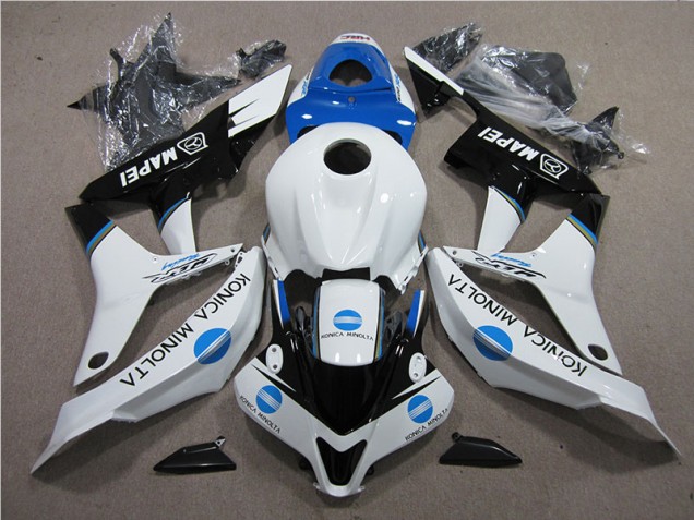 2007-2008 Blue White Black Konica Minolta MAPEI Honda CBR600RR Moto Fairings UK