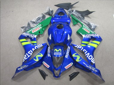 2007-2008 Blue White Movistar Honda CBR600RR Bike Fairing UK
