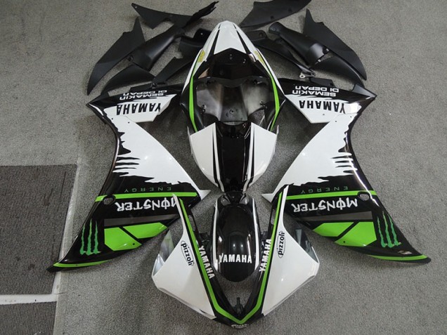 2007-2008 Black White Monster Pizzoli Honda CBR600RR Motorcycle Fairings UK 2007-2008 Black White Monster Pizzoli Honda CBR600RR Motorcycle Fairings UK