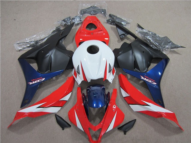 2009-2012 White Red Blue Honda CBR600RR Motorcycle Fairings Kits UK