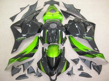 2009-2012 Black Green Honda CBR600RR Bike Fairing Kit UK