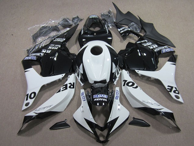 2009-2012 Black White Repsol Honda CBR600RR Motorcycle Replacement Fairings UK 2009-2012 Black White Repsol Honda CBR600RR Motorcycle Replacement Fairings UK