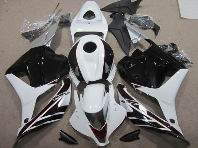 2009-2012 Black White Honda CBR600RR Motorcycle Fairings UK 2009-2012 Black White Honda CBR600RR Motorcycle Fairings UK