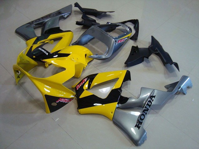2000-2001 Yellow Silver Honda CBR900RR 929 Motorcycle Fairing UK 2000-2001 Yellow Silver Honda CBR900RR 929 Motorcycle Fairing UK
