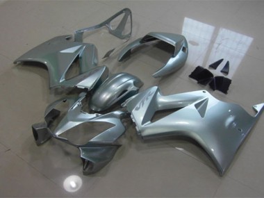 2002-2013 Silver Honda VFR800 Motorcycle Fairing Kit UK