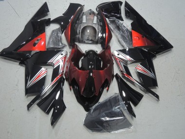 2003-2005 Black Red Kawasaki ZX10R Motorcylce Fairings UK