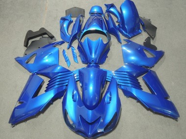 2006-2011 Blue Kawasaki ZX14R ZZR1400 Motorcylce Fairings UK