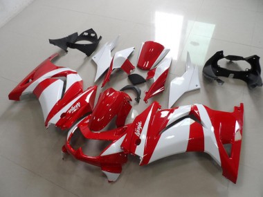 2008-2012 Red White Kawasaki ZX250R Replacement Fairings UK