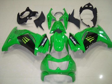 2008-2012 Green Monster Kawasaki ZX250R Motorcycle Fairing Kit UK
