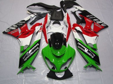 2009-2012 Green Red Kawasaki ZX6R Motorcylce Fairings UK