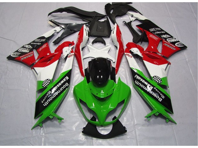 2009-2012 Green Red Kawasaki ZX6R Motorcylce Fairings UK 2009-2012 Green Red Kawasaki ZX6R Motorcylce Fairings UK