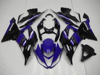 2013-2018 Black Blue Kawasaki ZX6R Motorbike Fairing UK