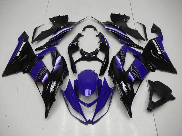2013-2018 Black Blue Kawasaki ZX6R Motorbike Fairing UK 2013-2018 Black Blue Kawasaki ZX6R Motorbike Fairing UK