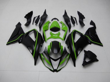 2013-2018 Black Green Kawasaki ZX6R Replacement Motorcycle Fairings UK