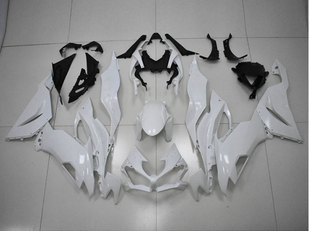 2019-2023 White Kawasaki ZX6R Motorcycle Replacement Fairings UK 2019-2023 White Kawasaki ZX6R Motorcycle Replacement Fairings UK