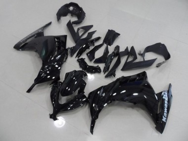 2013-2016 Black Kawasaki ZX300R Motor Bike Fairings UK