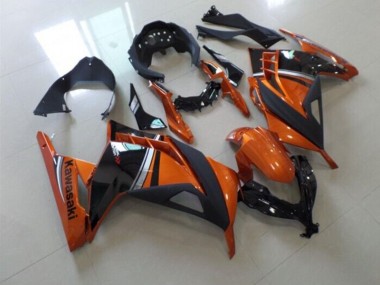 2013-2016 Black Orange Kawasaki ZX300R Motor Fairings UK