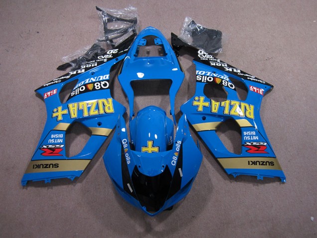 2003-2004 Blue Rizla Q8 oils Suzuki GSXR1000 Motorcycle Fairing UK