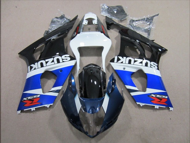 2003-2004 Blue White Decal Suzuki GSXR1000 Motorbike Fairing UK 2003-2004 Blue White Decal Suzuki GSXR1000 Motorbike Fairing UK