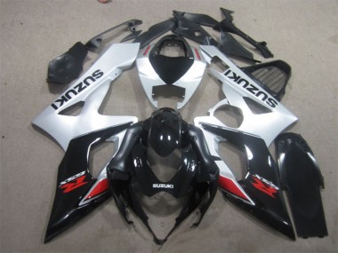 2005-2006 Black White Suzuki GSXR1000 Motorcycle Replacement Fairings UK