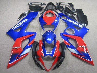 2005-2006 Blue Red Suzuki GSXR1000 Motorcyle Fairings UK