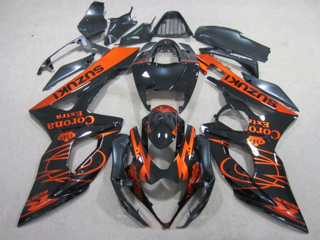 2005-2006 Black Orange Corona Extra Suzuki GSXR1000 Replacement Fairings UK 2005-2006 Black Orange Corona Extra Suzuki GSXR1000 Replacement Fairings UK