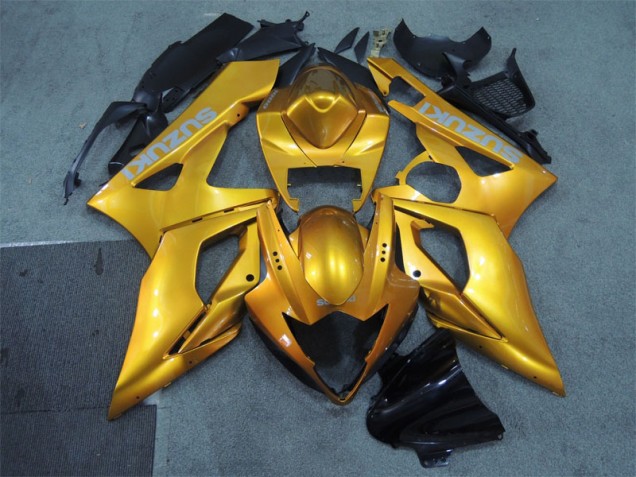 2005-2006 Gold Suzuki GSXR1000 Motorcycle Fairings Kit UK 2005-2006 Gold Suzuki GSXR1000 Motorcycle Fairings Kit UK