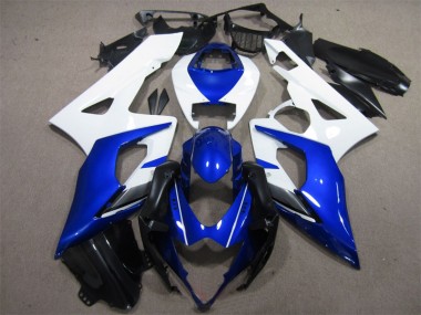 2005-2006 Blue White Suzuki GSXR1000 Motorcylce Fairings UK