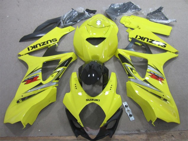 2007-2008 Yellow Black Suzuki GSXR1000 Motorcycle Fairings Kit UK 2007-2008 Yellow Black Suzuki GSXR1000 Motorcycle Fairings Kit UK