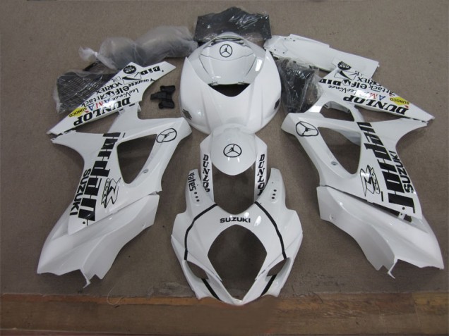 2007-2008 White Black Jordan Suzuki GSXR1000 Motorbike Fairings UK 2007-2008 White Black Jordan Suzuki GSXR1000 Motorbike Fairings UK