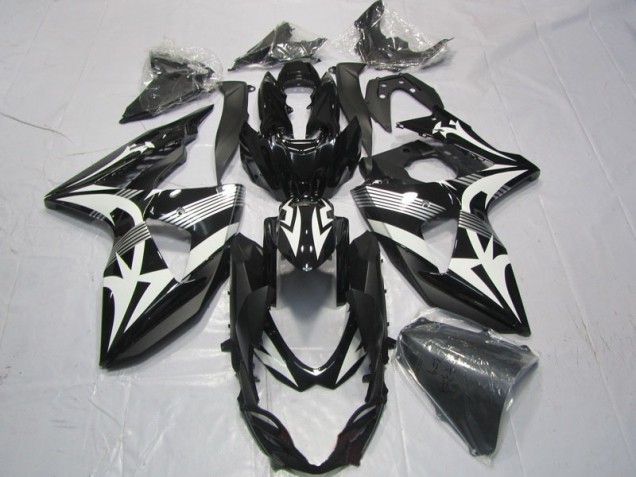 2009-2016 Black White Suzuki GSXR1000 Motorcyle Fairings UK 2009-2016 Black White Suzuki GSXR1000 Motorcyle Fairings UK