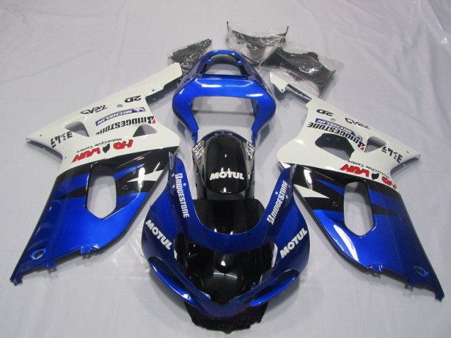 2001-2003 Blue White Motul Suzuki GSXR600 Motorcyle Fairings UK 2001-2003 Blue White Motul Suzuki GSXR600 Motorcyle Fairings UK