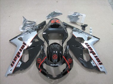 2001-2003 Black Silver Suzuki GSXR600 Replacement Fairings UK