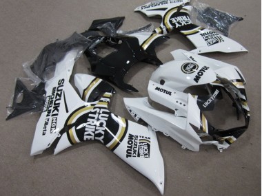 2011-2021 White Lucky Strike Black Motul Suzuki GSXR600 Motor Fairings UK